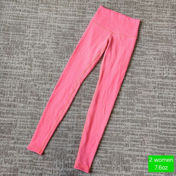 Lululemon Wunder Under Reversible Full Length leggings grapefruit slate size 2 - Picture 1 of 10